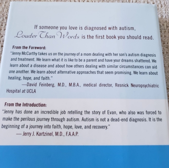 Book "Louder Than Words" Autism Hard Cover - Picture 4 of 7